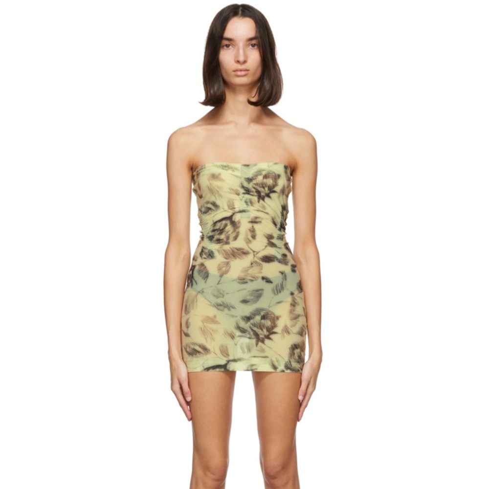 Charlotte Knowles Skinn Dress NWT - Yellow Rose